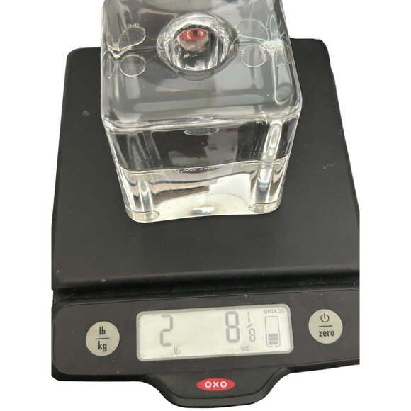 Kosta Boda *WARFF* Signed Swedish Art Glass Ice Block HEAVY Candle Holder 3"x3" - Picture 13 of 13